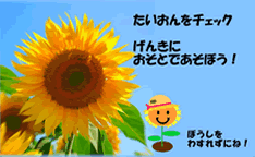 ひまわり図柄